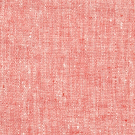 Toile de lin coloris rouge Francesca