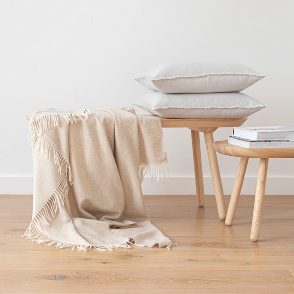 Beige Cashemere Merinos Plaid Ernesto