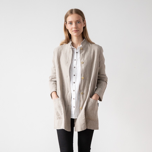 Natural Veste en Lin Paolo