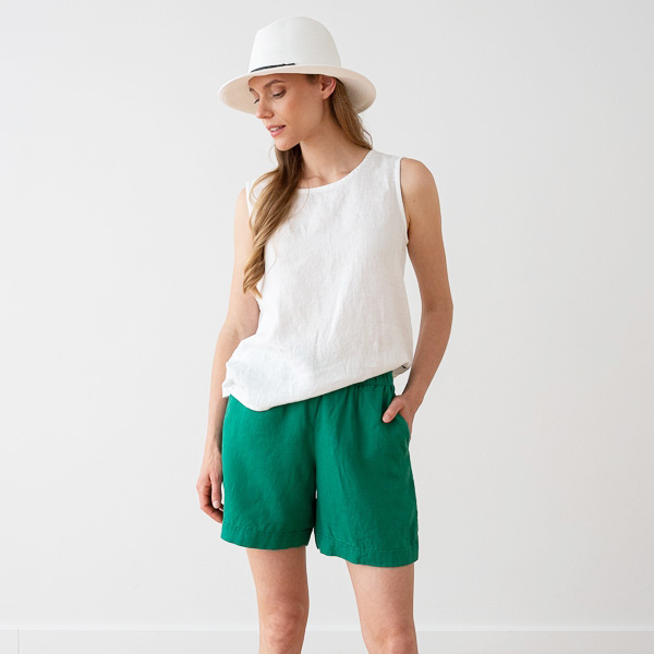 Shorts en Lin Green Emma