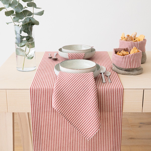 Serviettes de table en lin Serviettes de table en lin
