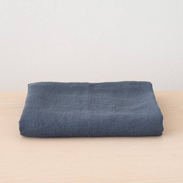 Serviette De Bain En Lin Lavé Gaufré - 75x130 Cm, 100% Lin Européen, Super Absorbante, Couleur Rose